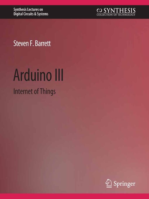 Title details for Arduino III by Steven F. Barrett - Available